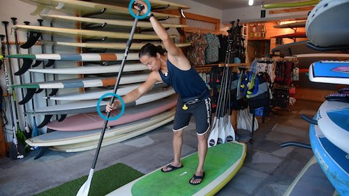 how to paddle board step 4